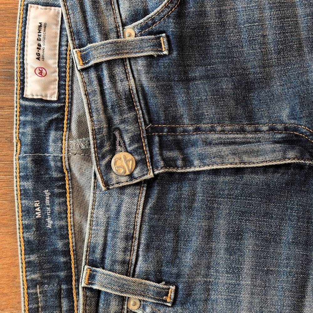 AG Adriano Goldschmied Mari 15 Yr Shoreline Size 28 R - Picture 2 of 14
